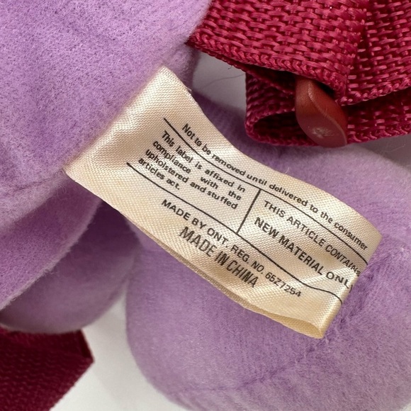 Vintage Blues Clues Magenta Plush Backpack Stuffed Toy Bag Nick Jr 1999 - Picture 4 of 6